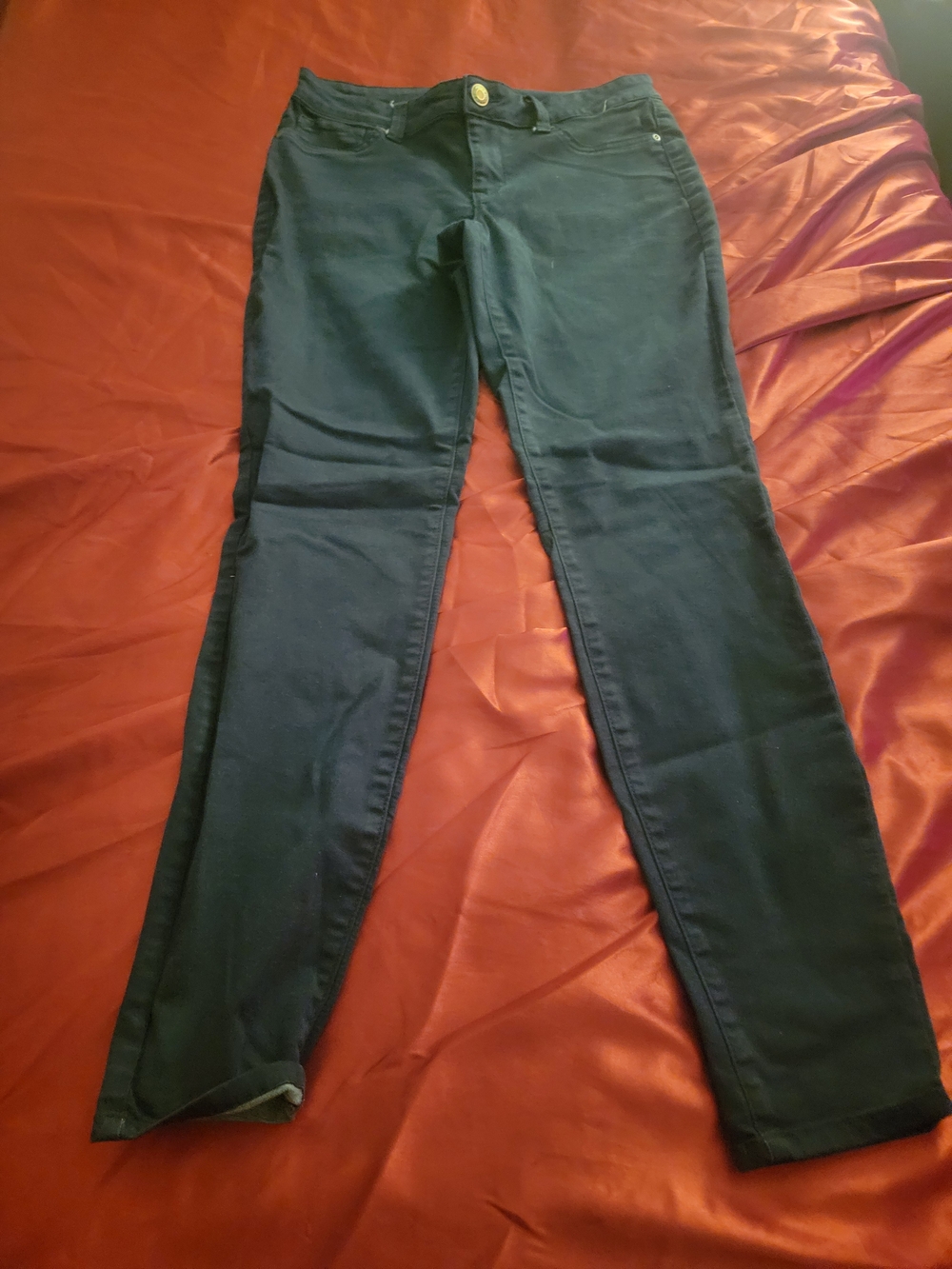 Maurices Dark Black Skinny Jeans